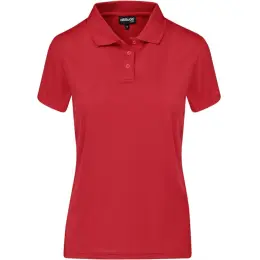 Ladies Distinct Golf Shirt Red